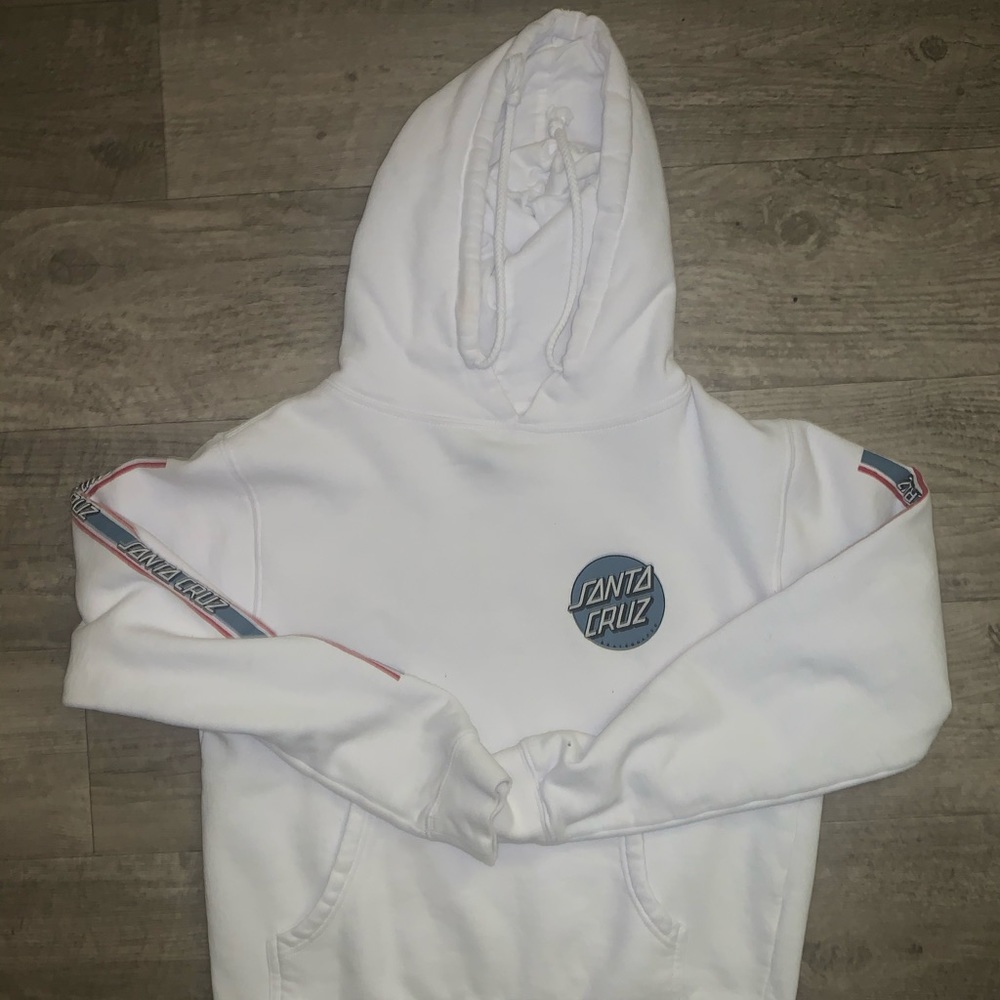 white santa cruz hoodie